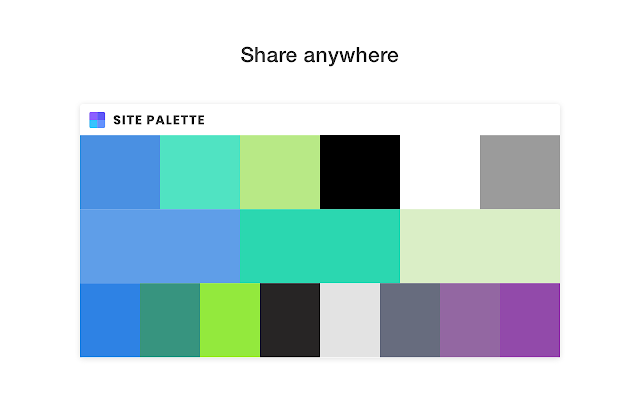 Site Palette（提取配色）