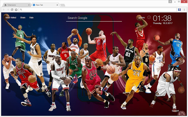 NBA All Stars Basketball Wallpaper（NBA全明星高清壁纸）