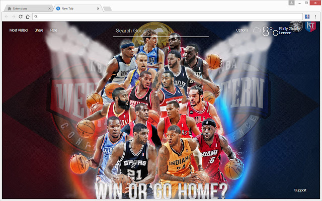 NBA All Stars Basketball Wallpaper（NBA全明星高清壁纸）