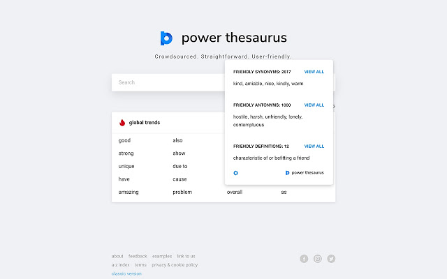 Power Thesaurus（查找同义词）