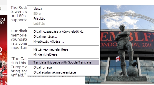 Google Translator for Firefox