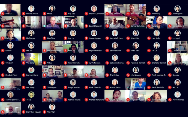 Google Meet Grid View（网格视图）