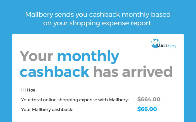 Mallbery: Cash Back Assistant