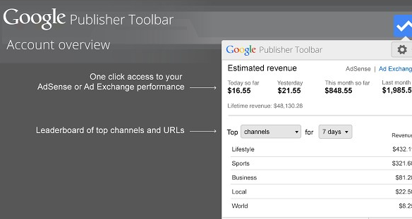 Google Publisher Toolbar（查看广告）