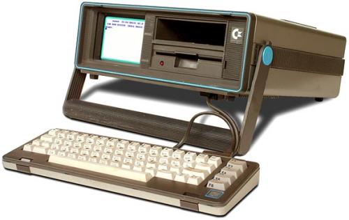 Commodore于1983年发布了Commodore SX-64，是第一台具有全彩显示屏的便携式计算机