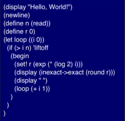 Scheme是LISP编程语言的一个变体，由Guy Steele和Gerry Sussman于1975年创建 