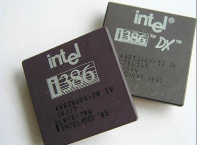 英特尔于1988年推出intel 80386 SX处理器