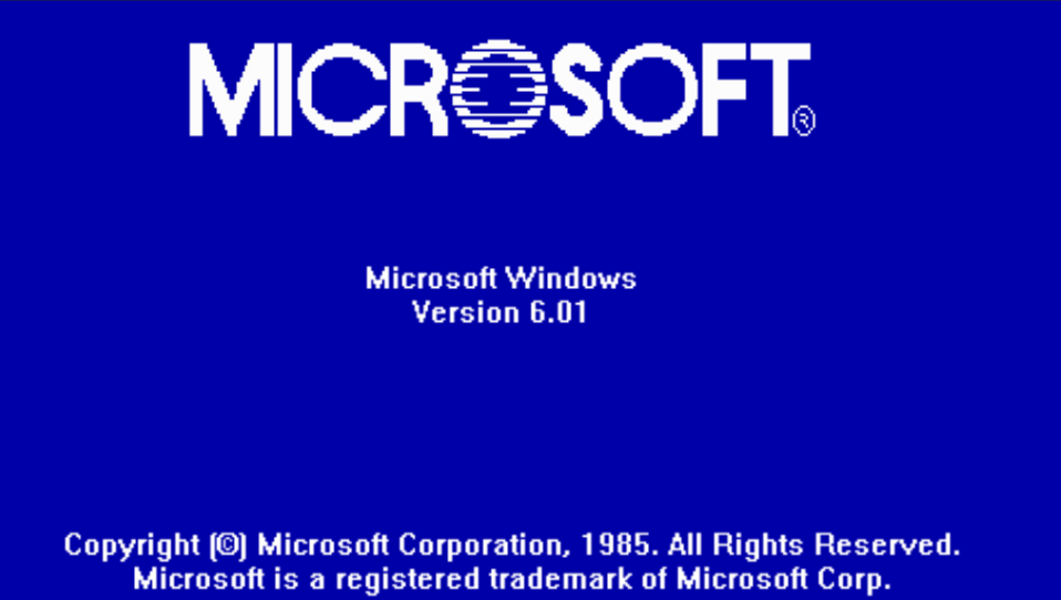Microsoft Windows 1.0于1985年11月20日发布，最初售价为100美元