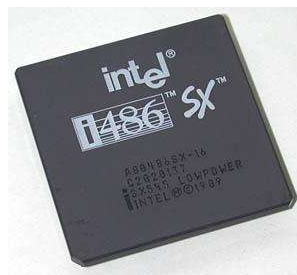 英特尔在1991年4月份推出了intel 486SX芯片