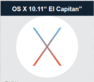 Apple于2015年6月8日在WWDC上推出了代号为El Capitan的Mac OS X 10.11