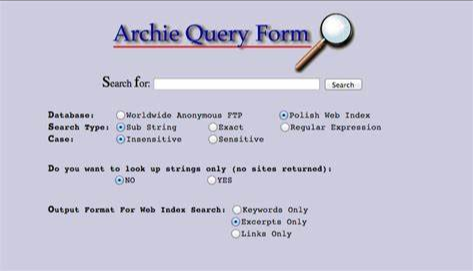 第一个搜索引擎Archie，由Emage， Heelan和Parker编写，于1990年9月10日发布