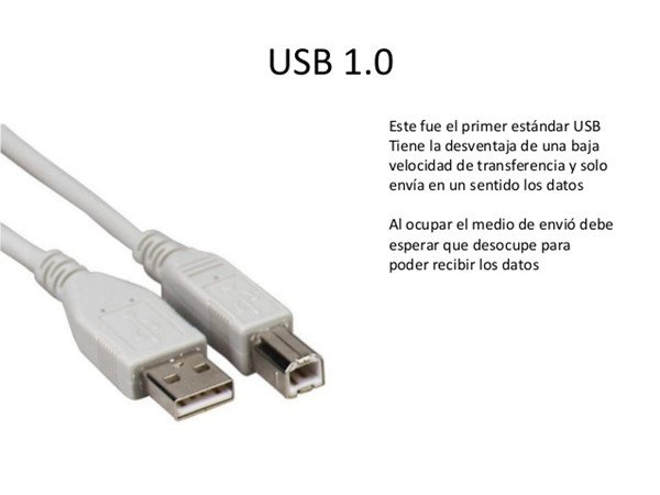 USB 1.0是USB的第一个商业版本，于1996年1月发布