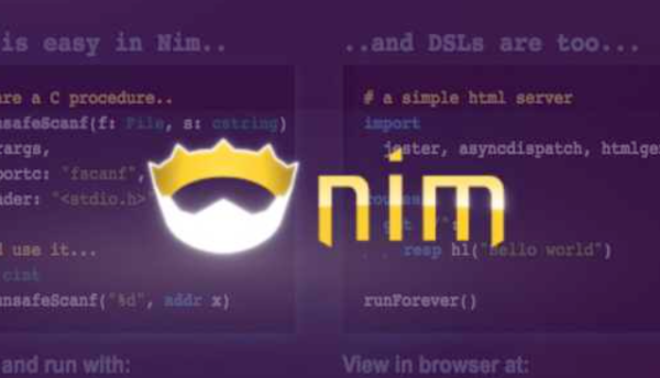 Nim于2008年引入的编程语言