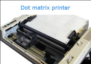 第一台点阵冲击式打印机由Centronics公司于1970年研发
