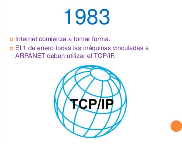 1983年，ARPANET完成了向使用TCP / IP的过渡