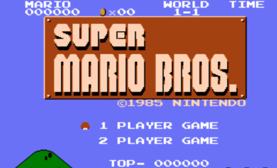 在NES游戏机上运行的超级马里奥兄弟于1985年9月13日发布