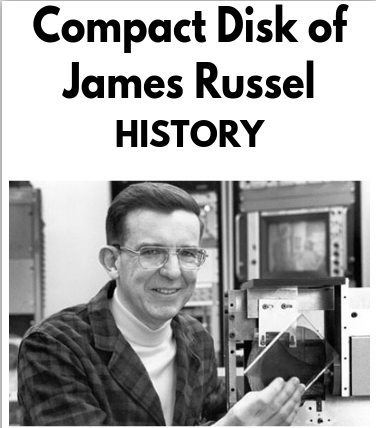 詹姆斯·罗素（James Russell）于1966年发明了CD（光盘）的概念并于1970年获得CD的专利