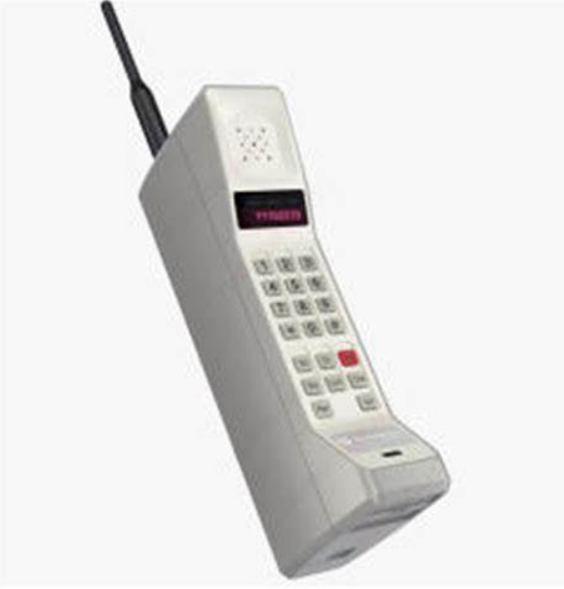 Motorola在1984年发布了DynaTAC 8000x手机，这是商业市场上第一款手机