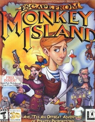 《逃离猴岛》于2000年11月8日由LucasArts发行