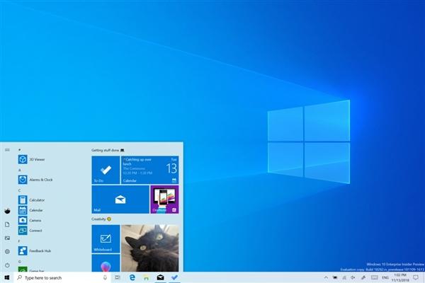 Windows 10在2020年5月公布更新：v2004版本自动在后台下载及升级