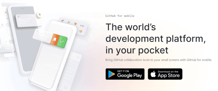 2020年3月18日，GitHub 手机端 App 正式发布