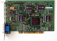 1997年，NVIDIA推出第三代显卡芯片——Riva 128（NV3），128bit显核