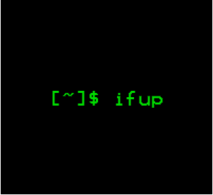 ifup（激活网络接口，使其可用于传输和接收数据）