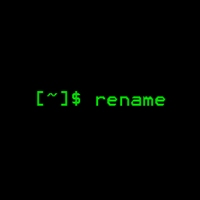rename（使用正则表达式重命名多个文件）