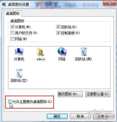 win7系统避免主题切换导致个性化桌面图标失效的图文方法