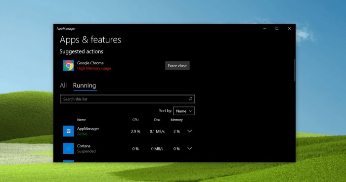 Windows 10可能会有一个类似于任务管理器的应用管理器