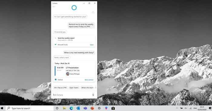 Windows 10将为Cortana和Web Apps等组件引入新功能