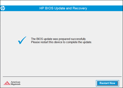 惠普笔记本在 Windows 中手动更新 BIOS的具体步骤