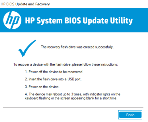 惠普笔记本如何通过 U 盘（在 Windows 外）手动更新 BIOS？
