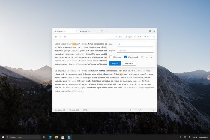 [图]Windows 10记事本概念设计：基于Fluent Design语言打造