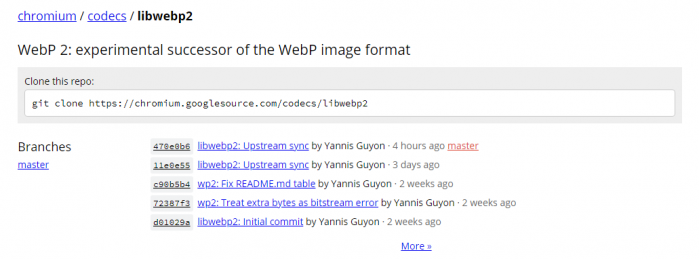 [图]谷歌已启动下一代静态图片标准WebP2的开发工作
