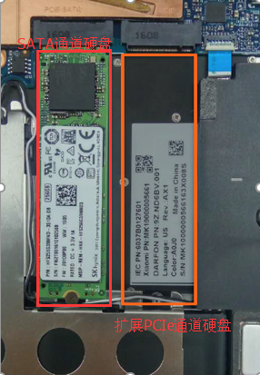 小米笔记本如何添加硬盘（SSD）？