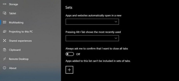 [图]Windows 10预览版透露设置应用诸多新功能：包括电池监控等