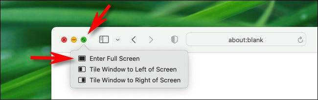 Mac进入全屏和退出全屏的方法