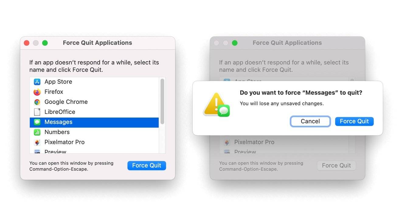 macOS如何强制结束程序 macOS强制退出应用程序的方法