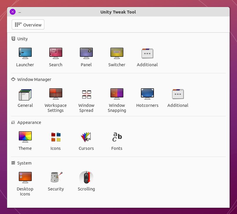 Ubuntu Unity 22.04 LTS 新功能体验