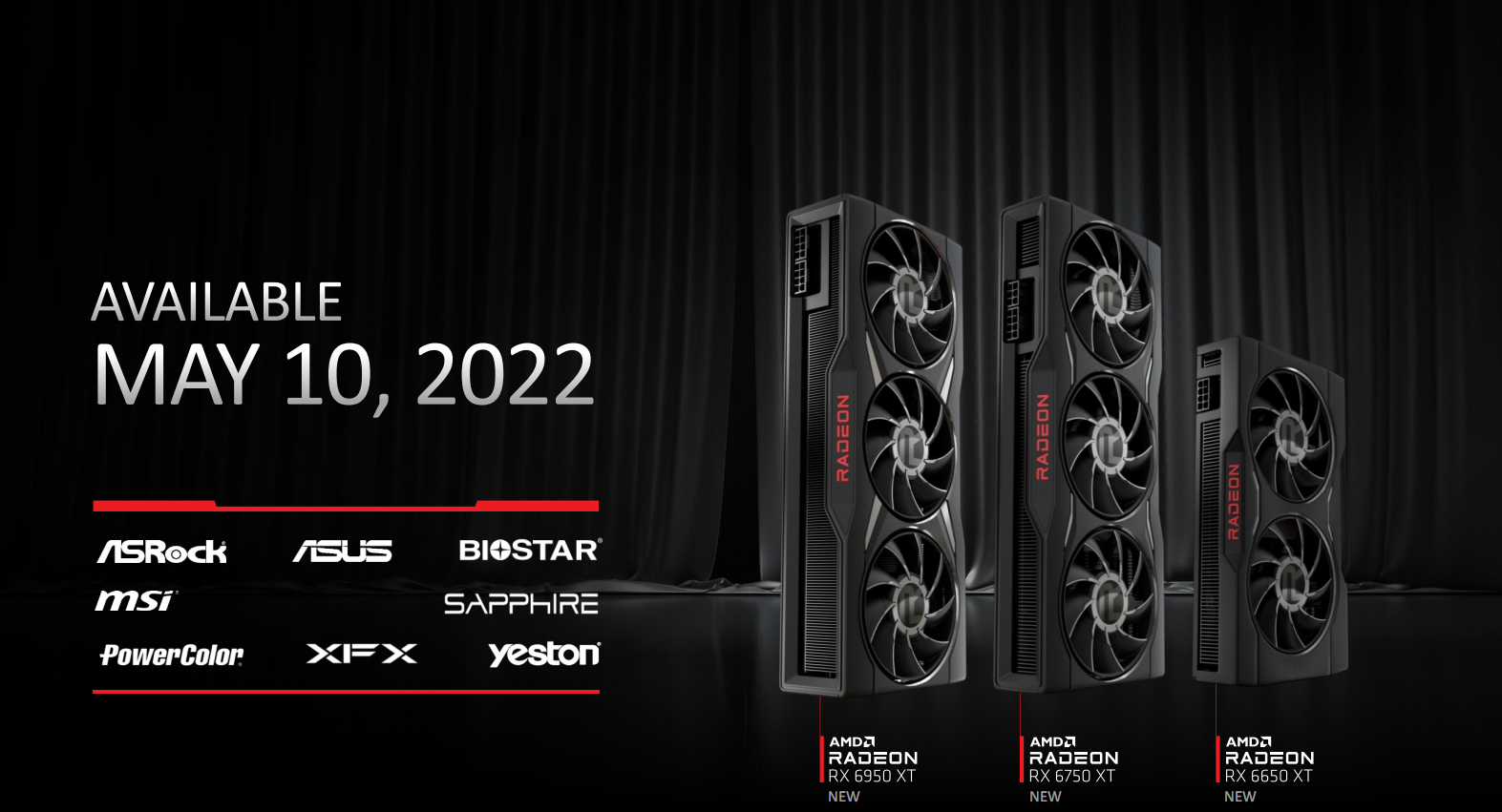 AMD RX 6950/6750/6650 XT正式发布 售价3099元起