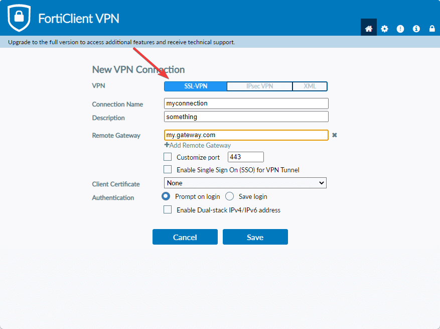 Win11系统 Forticlient VPN 无法正常工作的解决方法